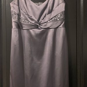 Ann Klein satin cocktail dress